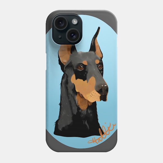 doberman Phone Case by monrow