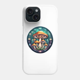 Mushroom Family Mandala Phone Case