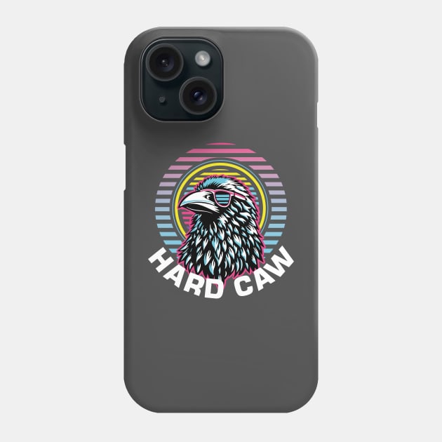 Hard Caw Crow Phone Case by Meta Cortex