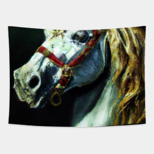 Horse with Crown Tapestry