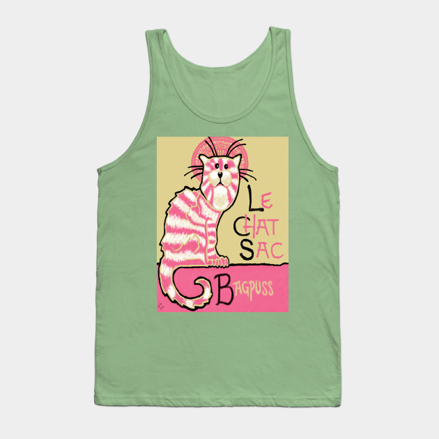 Le Chat Sac Bagpuss Tank Top Teepublic Le Chat Sac Bagpuss Tank Top Teepublic