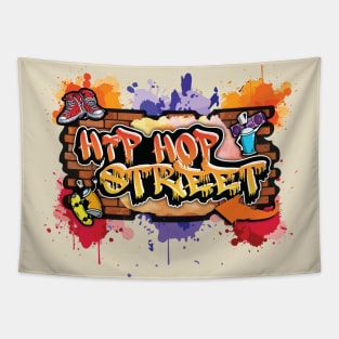 Hip Hop Street Quotes And Best Abstract Background Tapestry