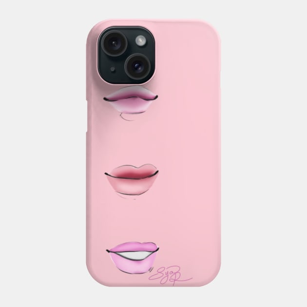 Lips Phone Case by Syryn's Studio