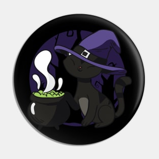 Sweet cats witch Pin