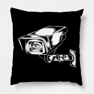 Security Camera Tattoo Pillow