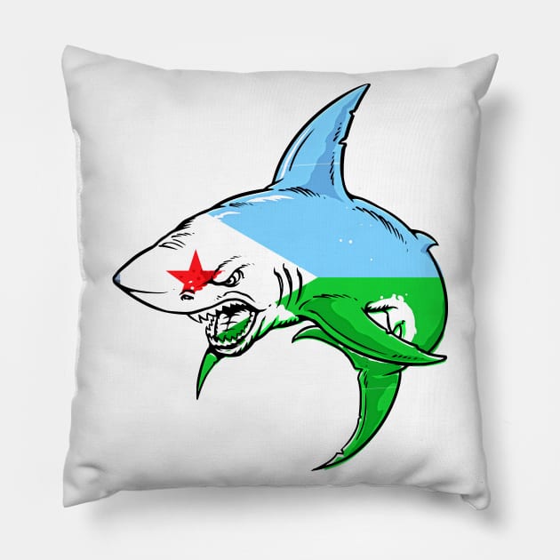 djibouti Pillow by daybeear