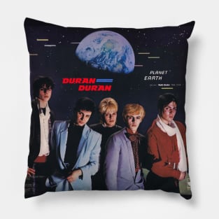 Duran Duran Planet Earth Poster 1981 Pillow
