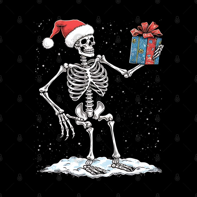 skeleton Santa by MZeeDesigns