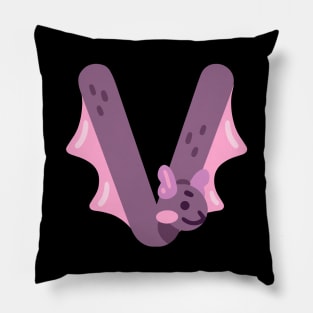 Letter V animal alphabet back to school Pillow