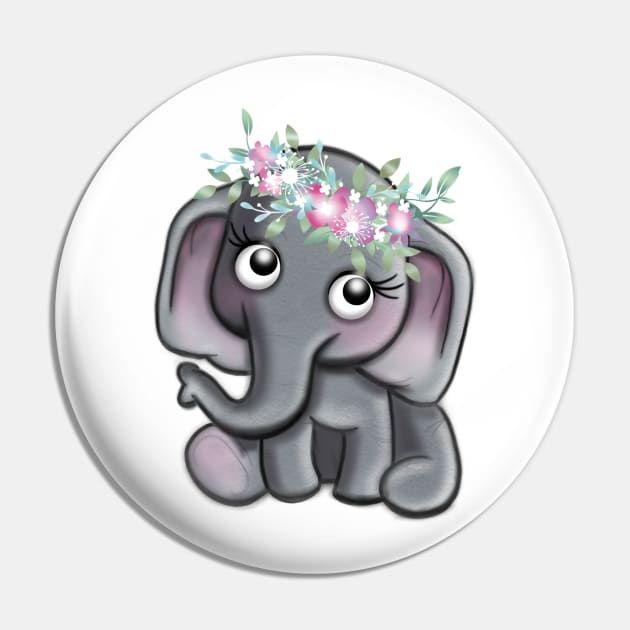 Elephant Pin by Manxcraft