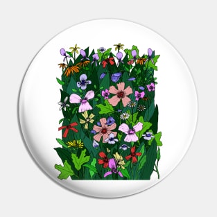 Wildflowers Pin