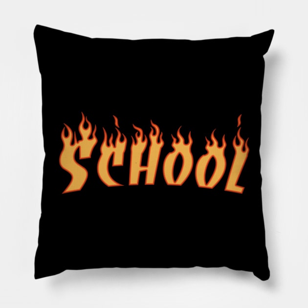 school Pillow by Fukuro1703