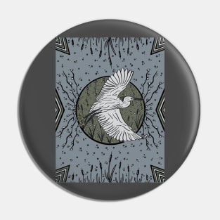 Egret Pin