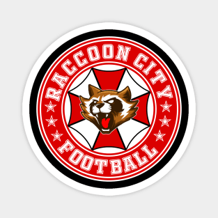 Raccoon City Football Team Magnet