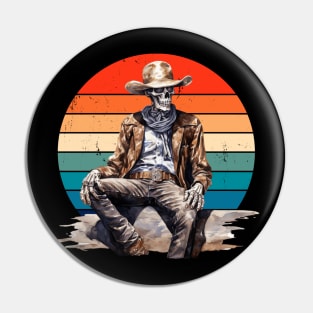 Halloween Cowboy Wild West Pin