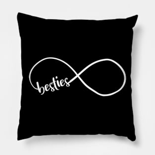 Besties Infinity Best Friend Matching BFF Group Friend Crew Pillow