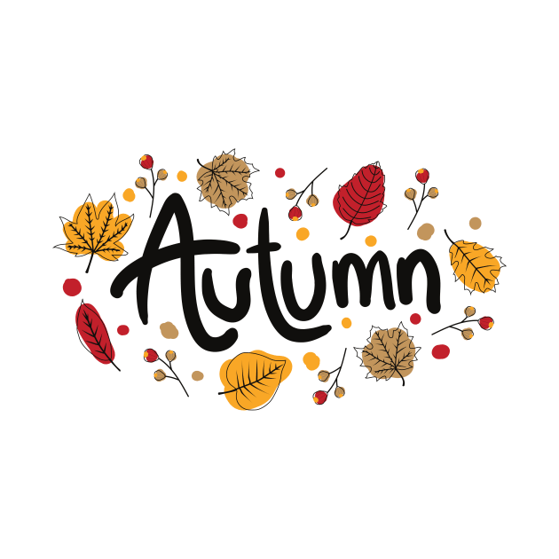 Beautiful Autumn Design Simple and Sweet by Ken Adams Store