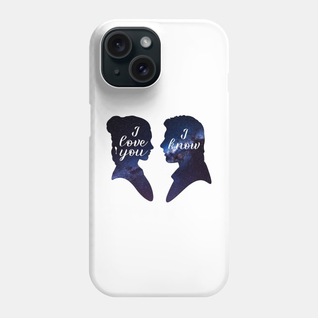 Han and Leia "I love you. I Know" Phone Case by baranskini