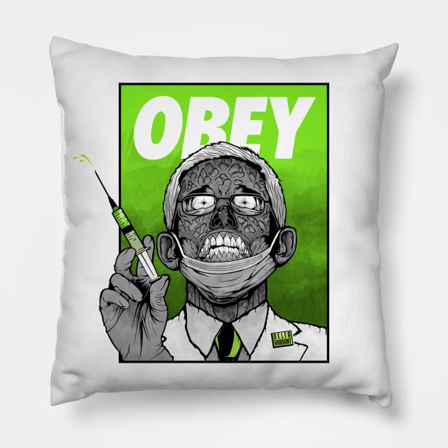 Fauci Ouchie - Delta Variant Pillow by LiberTeeShirts