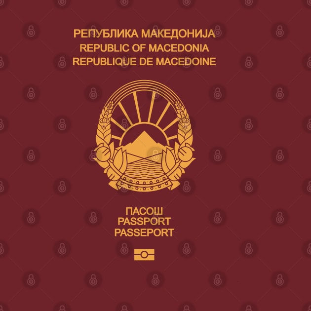 Macedonia passport by Travellers