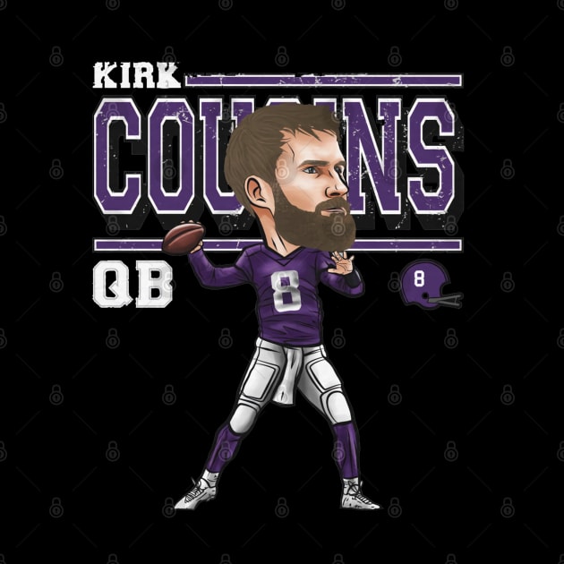 Kirk Cousins Minnesota Cartoon by MASTER_SHAOLIN