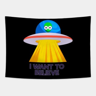 I want to believe-ufo Tapestry