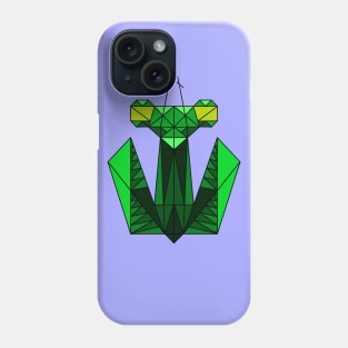 Praying Mantis - Geometric Abstract Phone Case