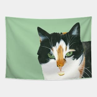 beautiful cat portrait Tapestry