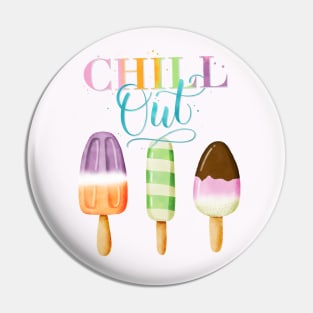 Chill out with popsicles Pin