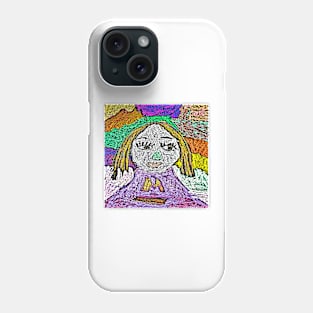 Girl's Face #2a Phone Case