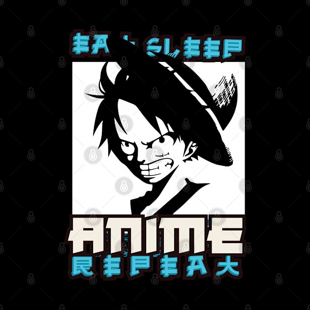 ONE PIECE T-SHIRT FUN T-SHIRT PO12 by Huko