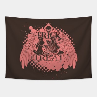 Trick or Treat? - Deep Pink Tapestry