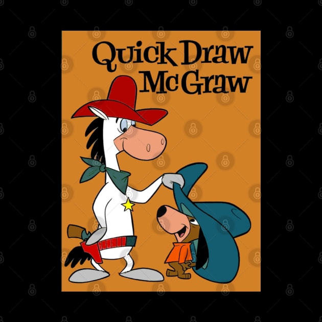 Quick Draw McGRAW : Cartoon Cowboy Sheriff Print by posterbobs