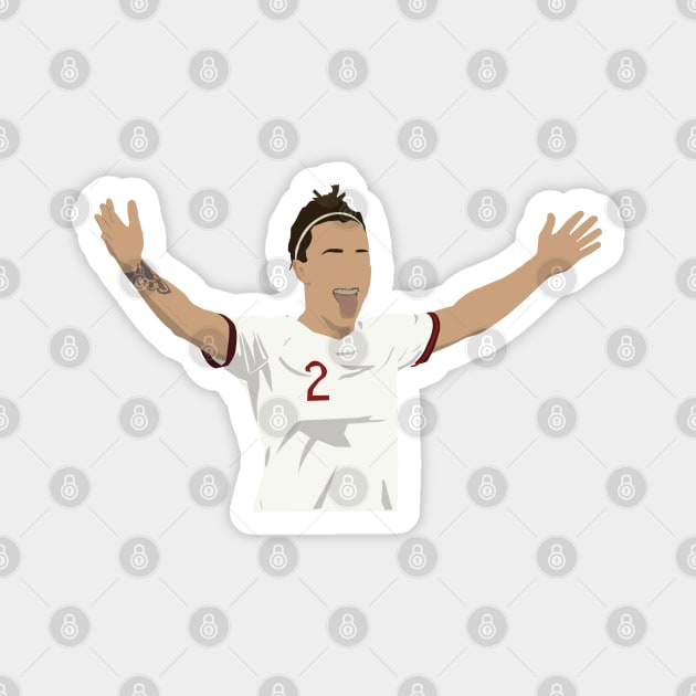 Lucy Bronze Magnet by Hevding