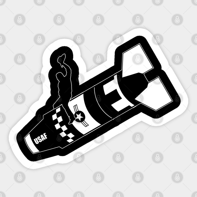 Riding The Bomb Doctor Strangelove Sticker Teepublic Uk