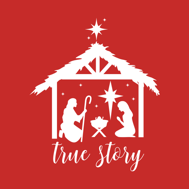 Christmas Nativity, True Story Nativity, Bethlehem, Holy night, Christmas Shirt, Christian by Sapfo