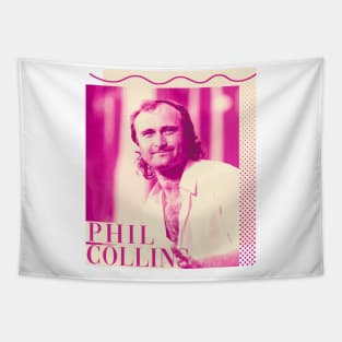 Phil Collins /// Vintage design Tapestry