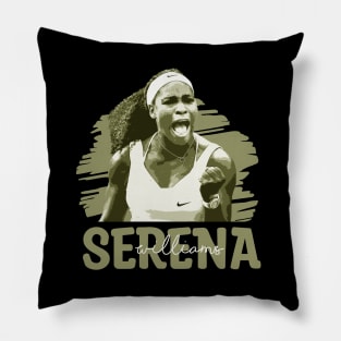 serena tennis williams Pillow