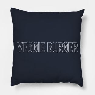Veggie Burger Pillow
