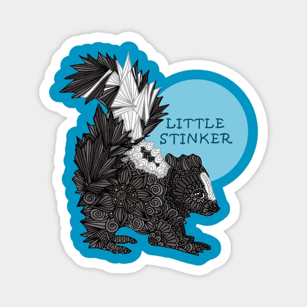 Little Stinker Magnet by ArtLovePassion