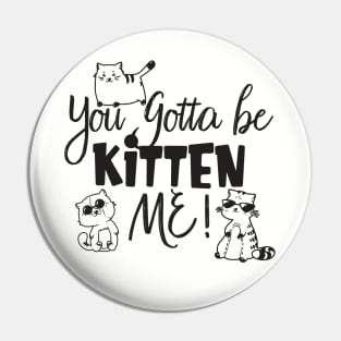 You Gotta Be Kitten Me Pin