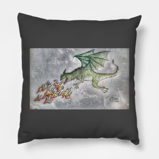 Fire-breathing dragon Pillow