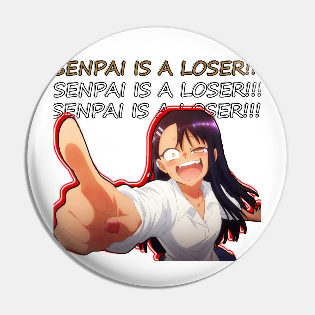 Nagatoro don't toy with me Pin by saturnswamp