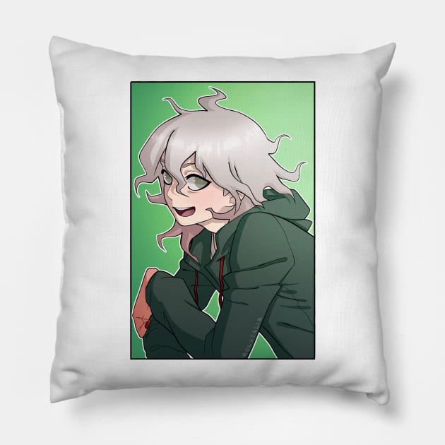 Nagito Komaeda FANART Pillow by Aghali