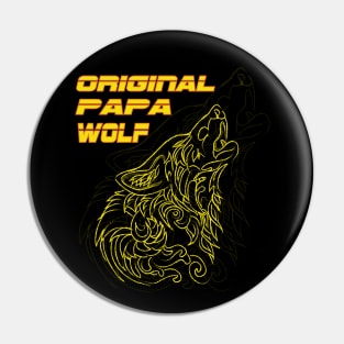 Original Papa Wolf Pin