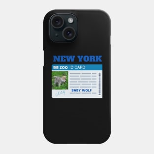 NEW YORK ZOO WOLF Phone Case