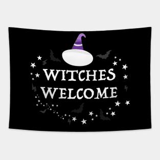 Witches welcome Halloween II Tapestry