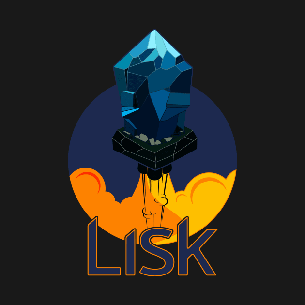 Rocket To The Moon : LISK Edition. by CryptoTextile