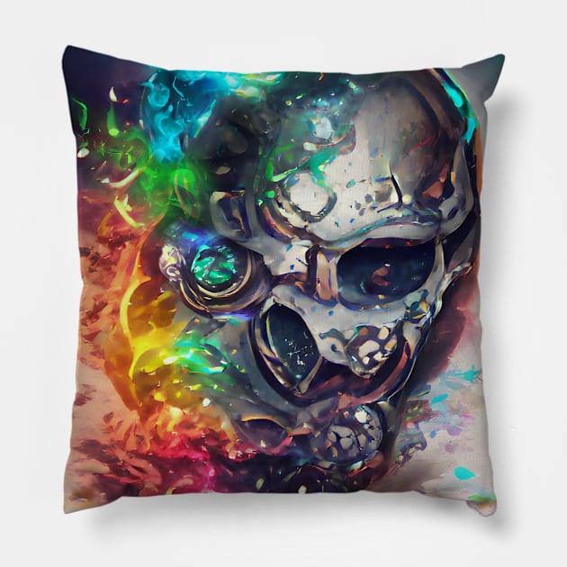 On Fire Pillow by Fanbros_art