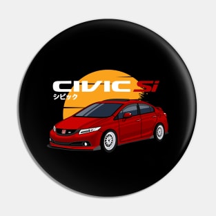 Civic SI Red Candy Pin